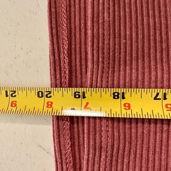 PST Pink long sleeve ribbed crop sweater - Picture 8 of 8